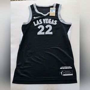 Nike Adult Las Vegas Aces A'ja Wilson #22 Explorer Jersey Size Medium